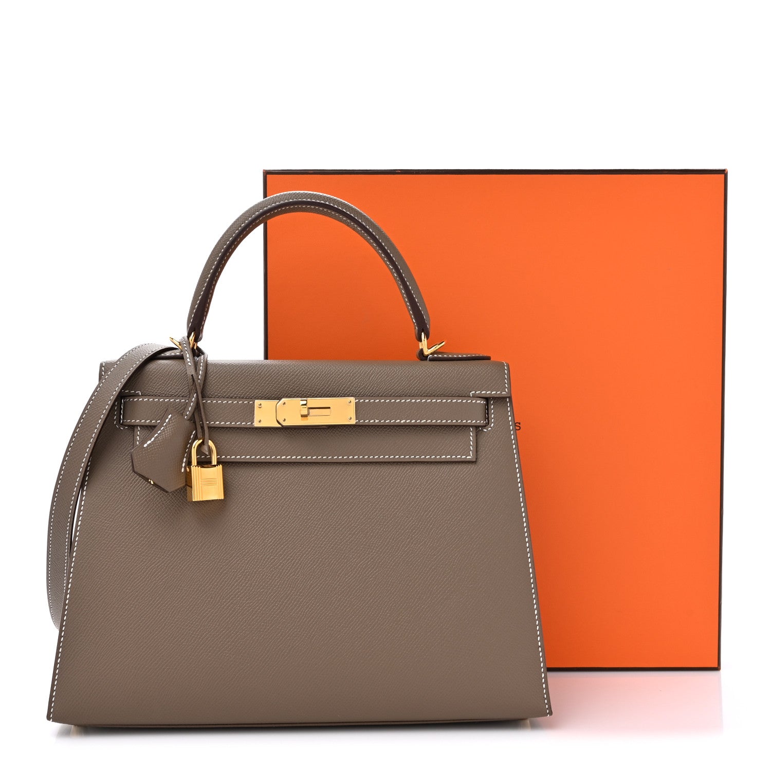 Hermes Epsom Kelly Sellier 28 Etoupe 14 of 14
