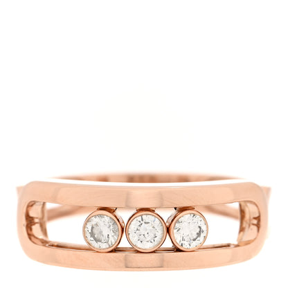 Messika 18K Rose Gold Diamond Move Classique Band Ring 53 6.25 1 of 5