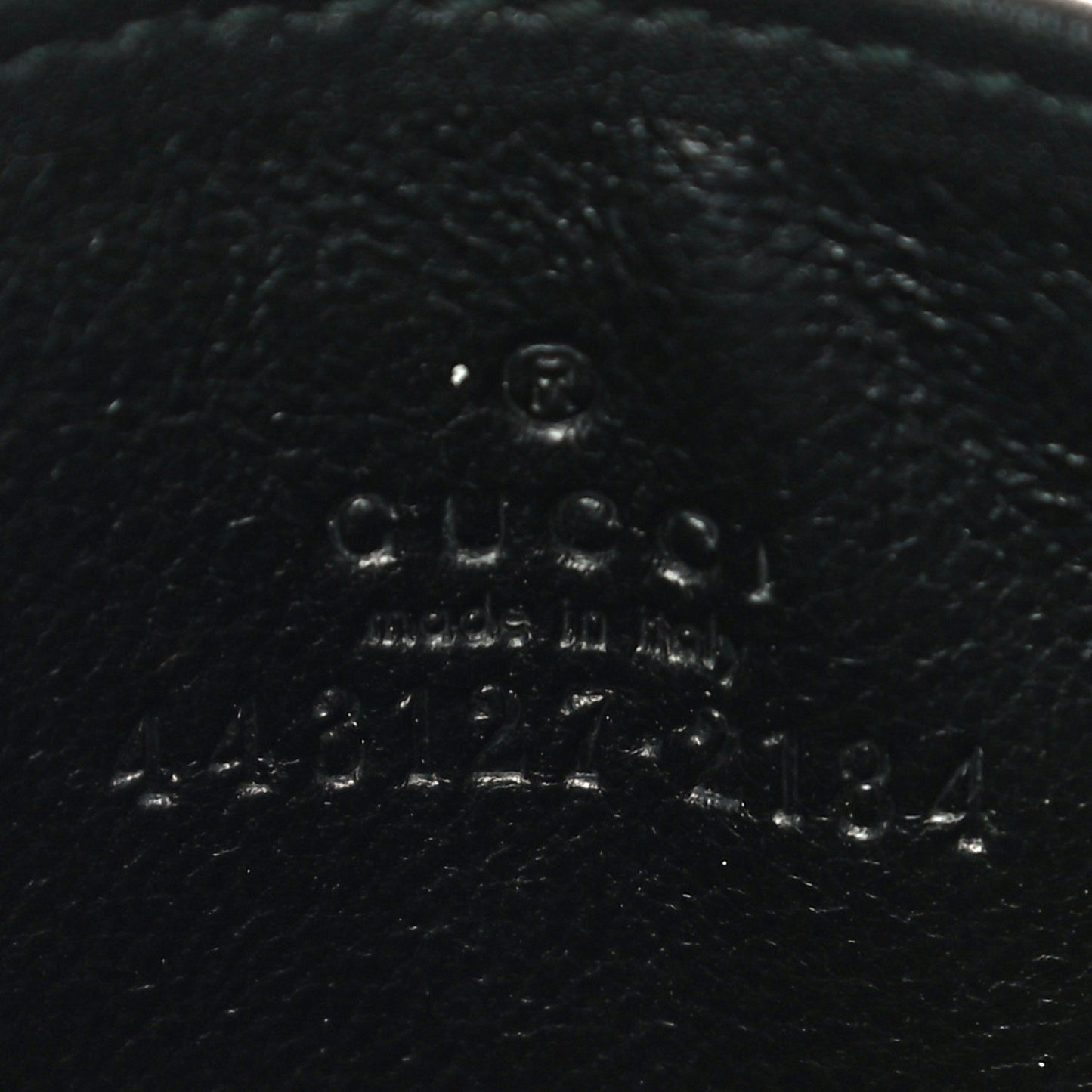 Calfskin Matelasse GG Marmont Card Holder Black