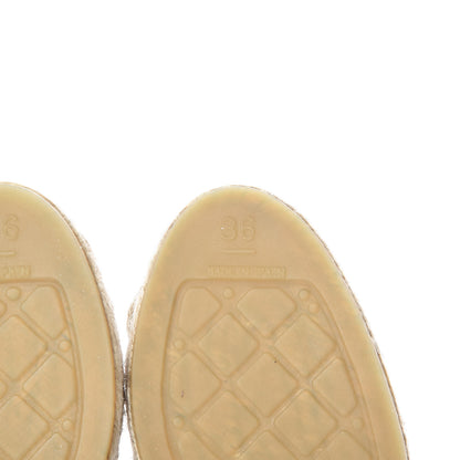 Chanel Tweed Grosgrain CC Espadrilles 36 Multicolor 8 of 10