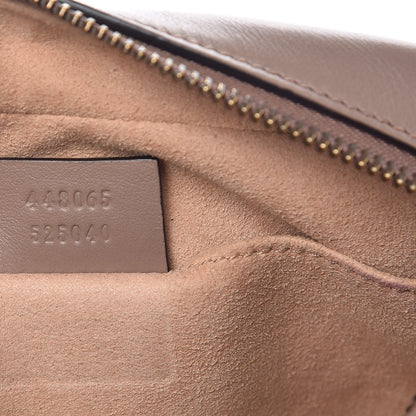 Gucci Calfskin Matelasse Mini GG Marmont Chain Shoulder Bag Nude 7 of 8