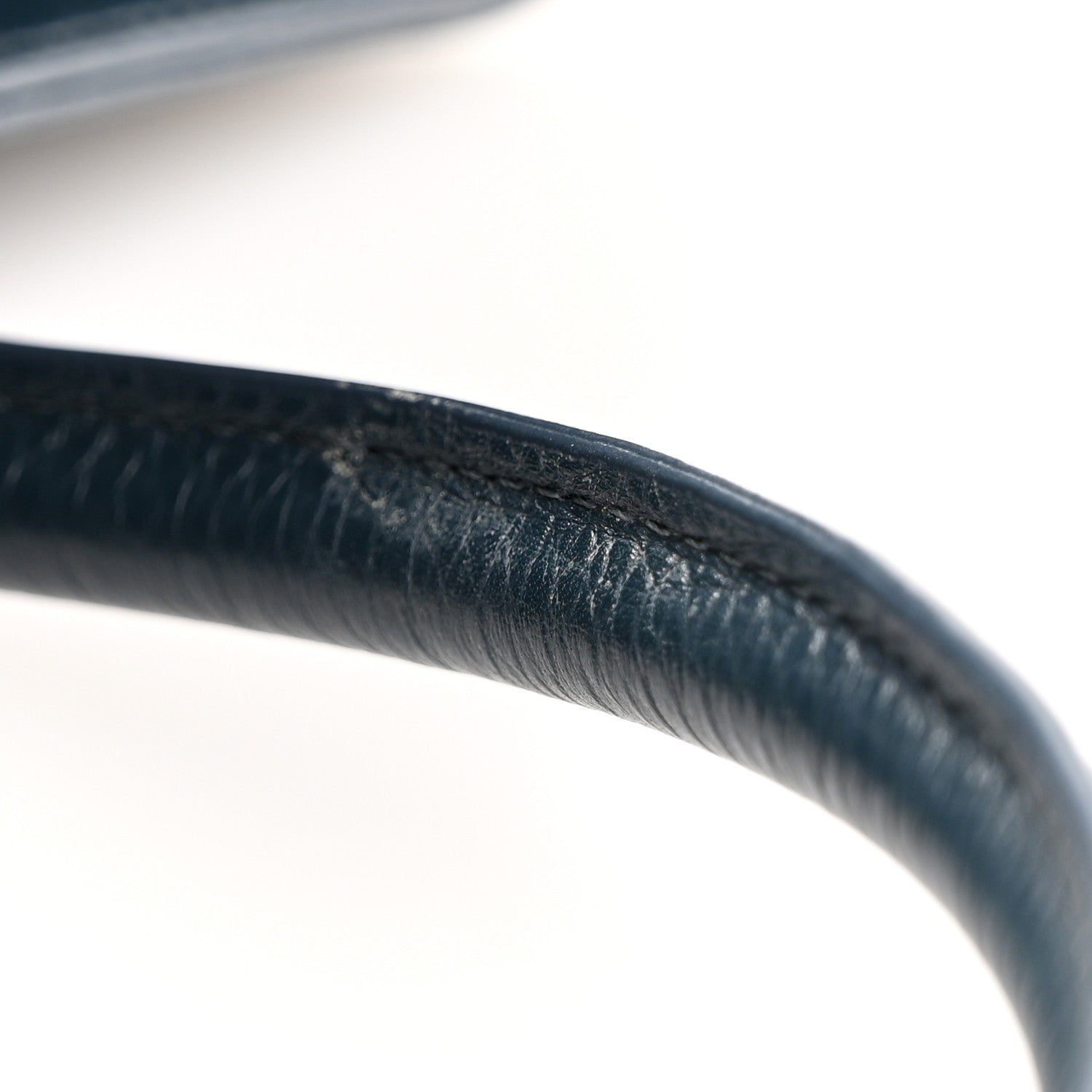 Chanel Deerskin Cerf Executive Shopper Tote Dark Blue 12 of 13