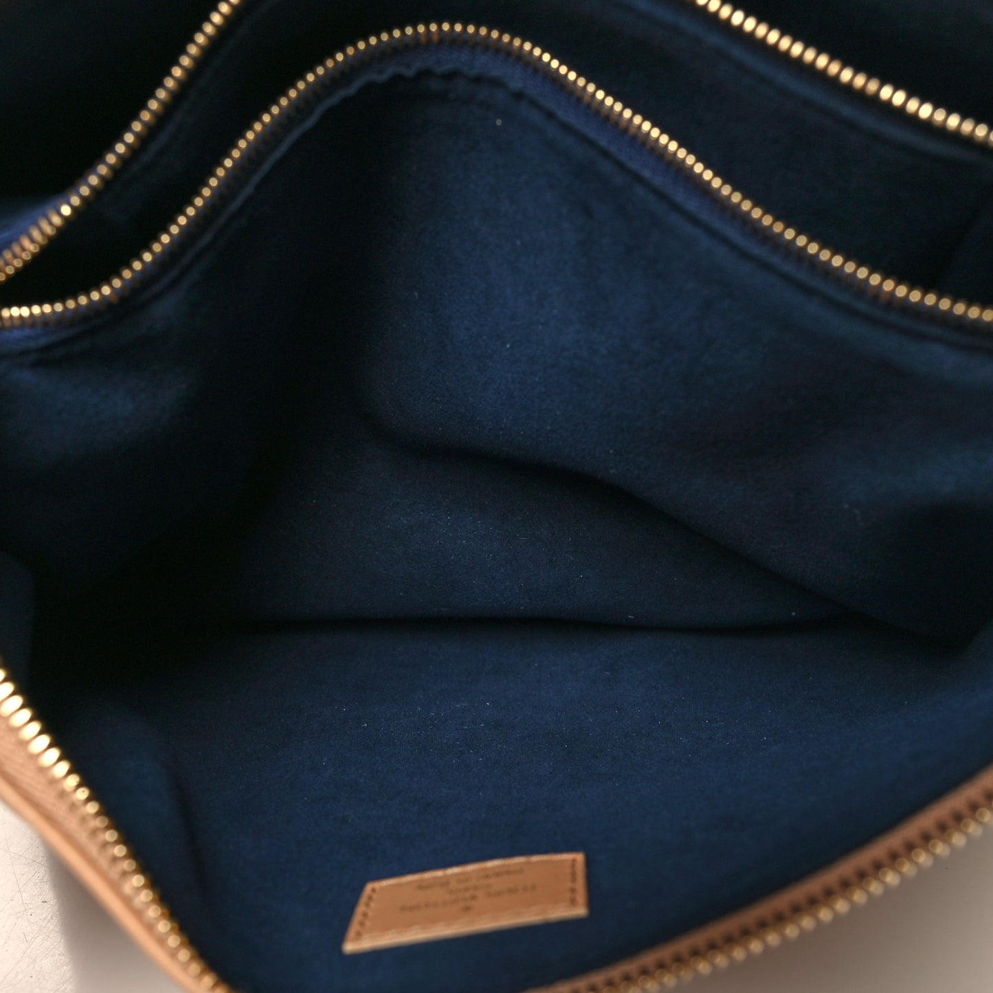 Lambskin Embossed Monogram Coussin PM Camel