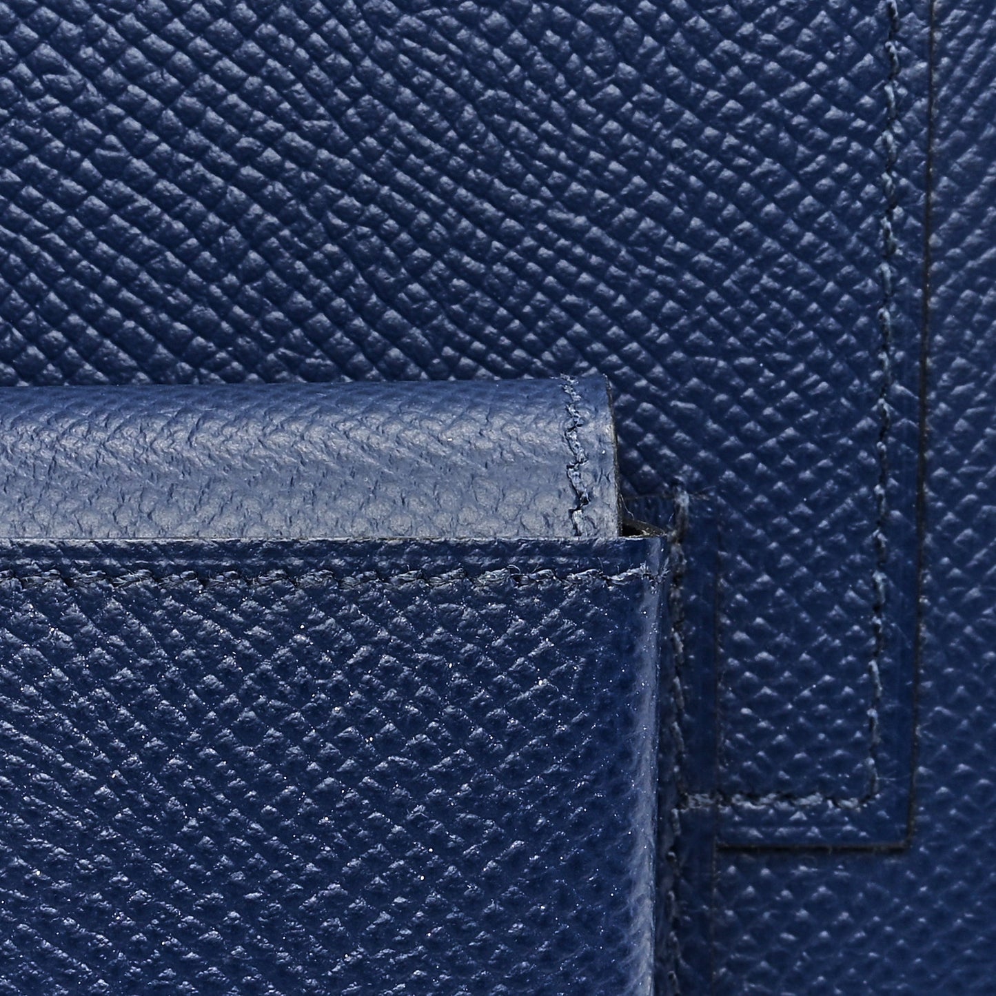 Epsom Hermesway Phone Case Bleu Saphir Bleu France Black