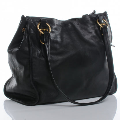 Prada Soft Calf Shoulder Bag Nero Black 4 of 9