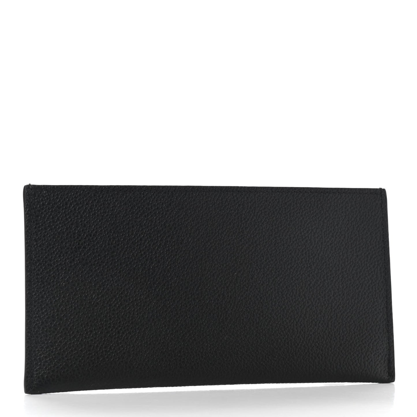 Calfskin Felicie Chain Wallet Card Holder Insert Black