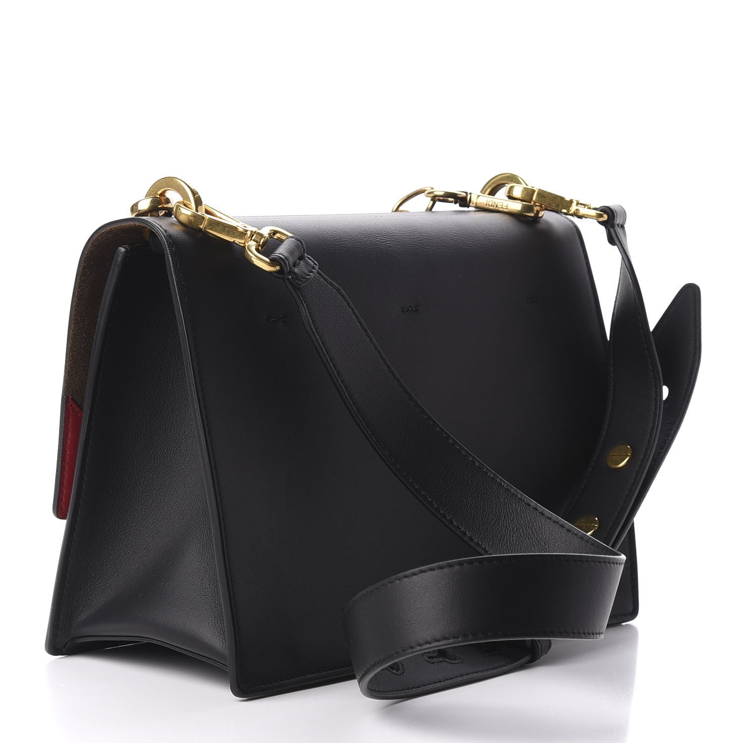 Fendi Vitello Grace Matte F is Fendi Kan U Shoulder Bag Black 2 of 8