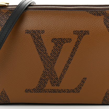Louis Vuitton Reverse Monogram Giant Double Zip Pochette 8 of 11