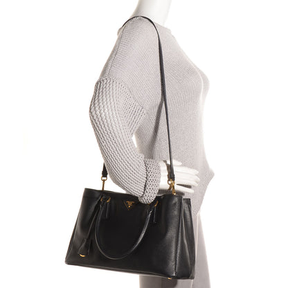 Prada Saffiano Lux Medium Tote Nero Black 3 of 10
