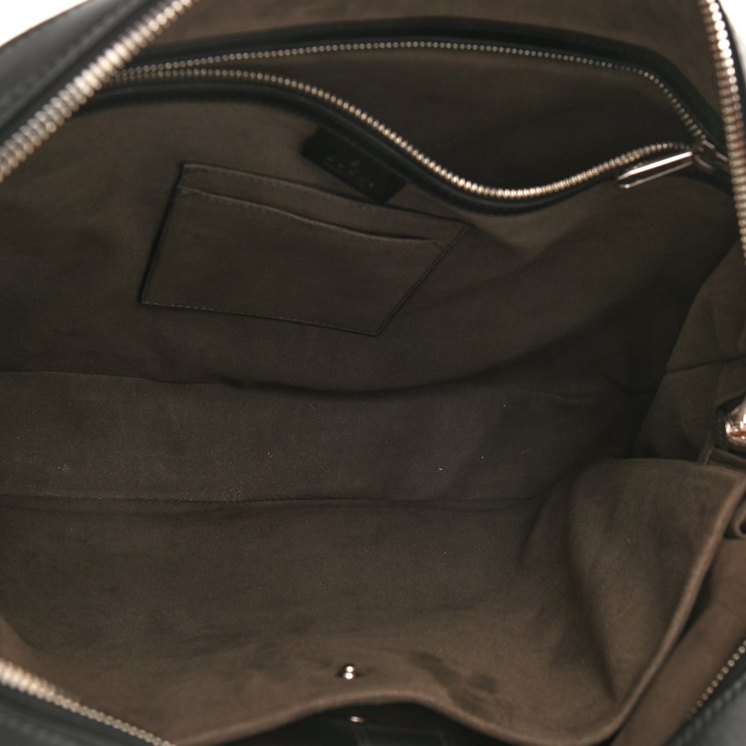 Gucci Guccissima Signature Briefcase Black 5 of 10