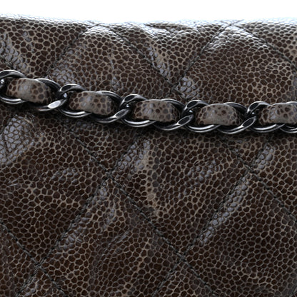 Chanel Crumpled Grained Calfskin Jumbo CC Crave Flap Beige 21 of 21