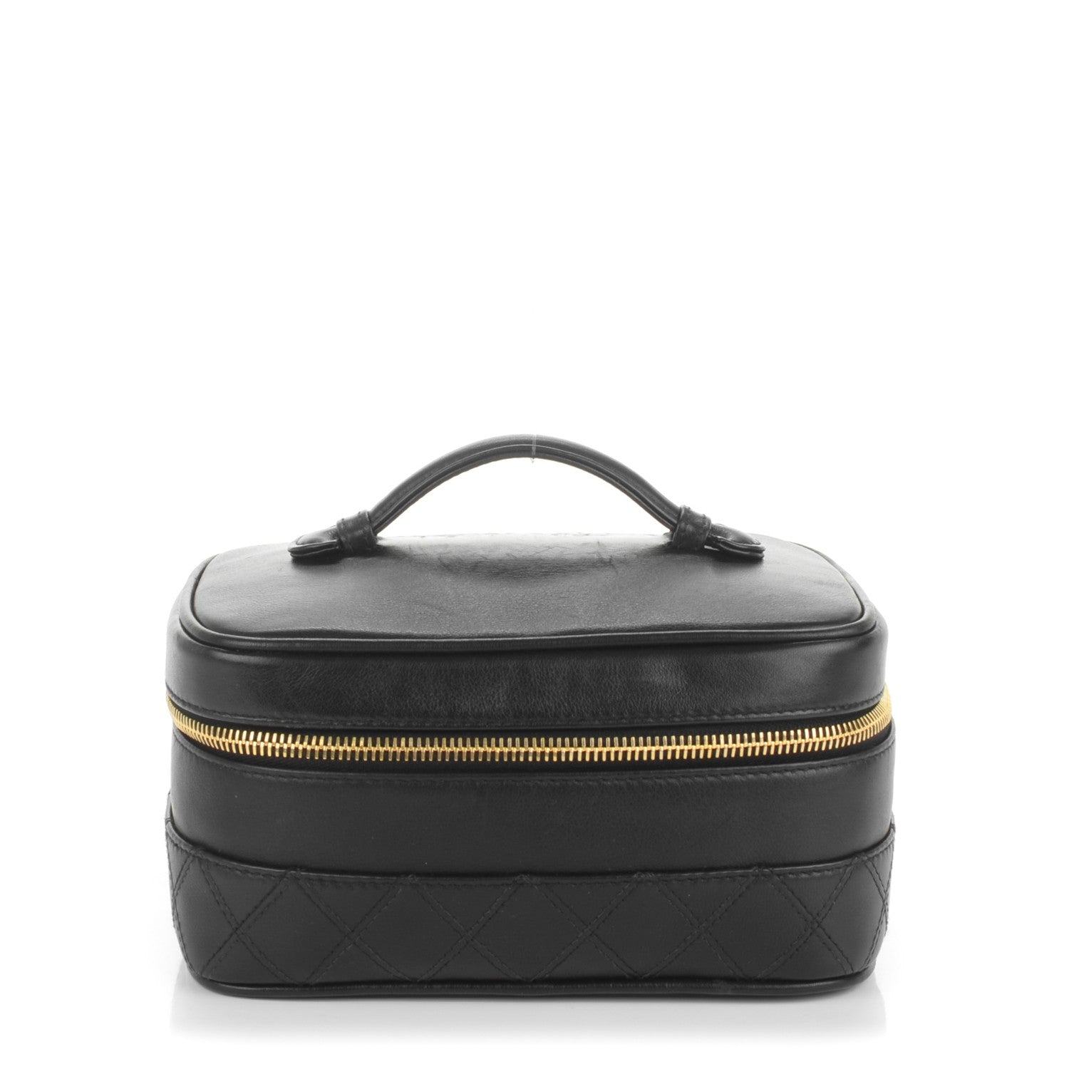 Chanel Calfskin Vanity Cosmetic Case Black 1 of 8