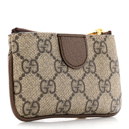 Gucci GG Supreme Monogram Web Ophidia Key Case Beige New Acero 3 of 8