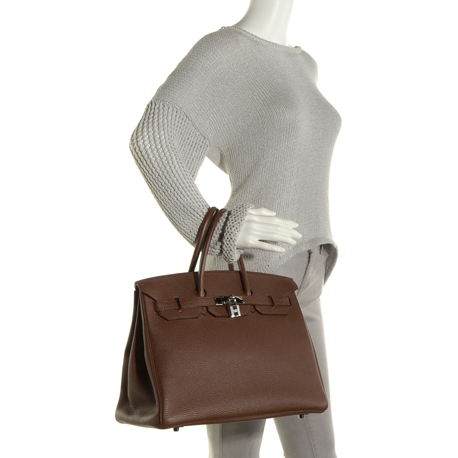 Hermes Togo Birkin 35 Brulee 2 of 28