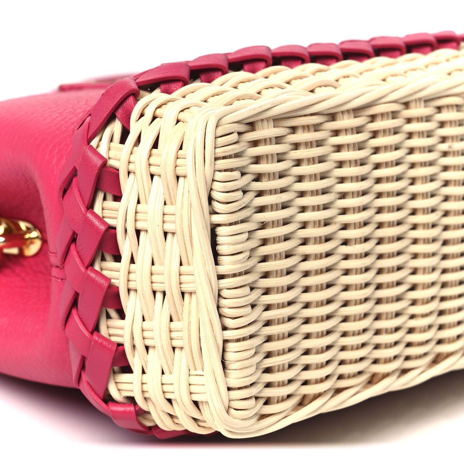 Louis Vuitton Rattan Taurillon Capucines Mini Magenta 8 of 10