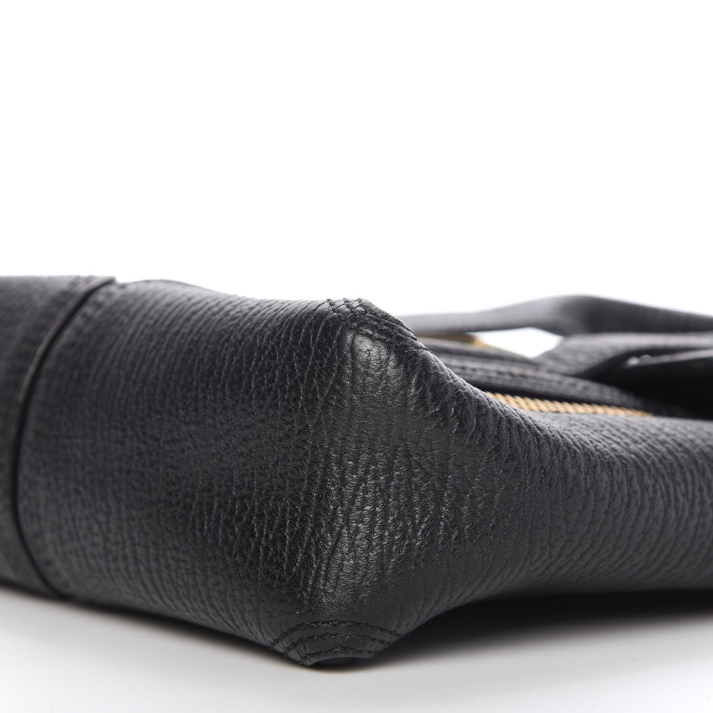 Textured Calfskin Mini Pashli Satchel Black