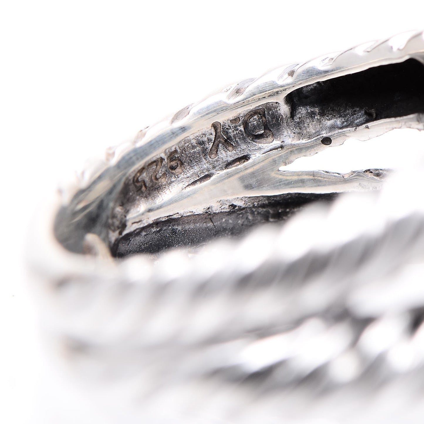 Sterling Silver Diamond Black Onyx 11mm Albion Ring 52 6