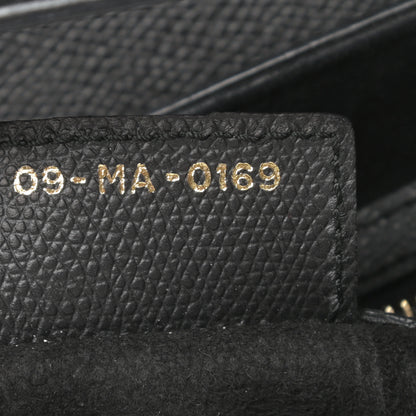 Christian Dior Grained Calfskin Saddle Bag Black 7 of 12