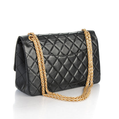 Chanel Aged Calfskin Quilted 2.55 Reissue 226 Flap Black 3 of 7