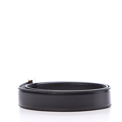 Gucci Calfskin Reversible Square G Buckle Belt 75 30 Black Brown 3 of 6