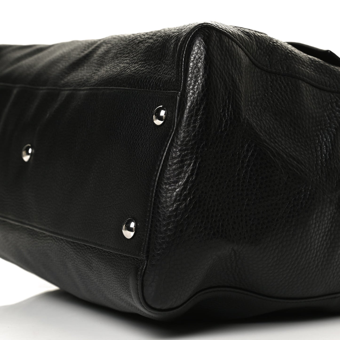 Pebbled Calfskin Soho Carry On Duffle Black