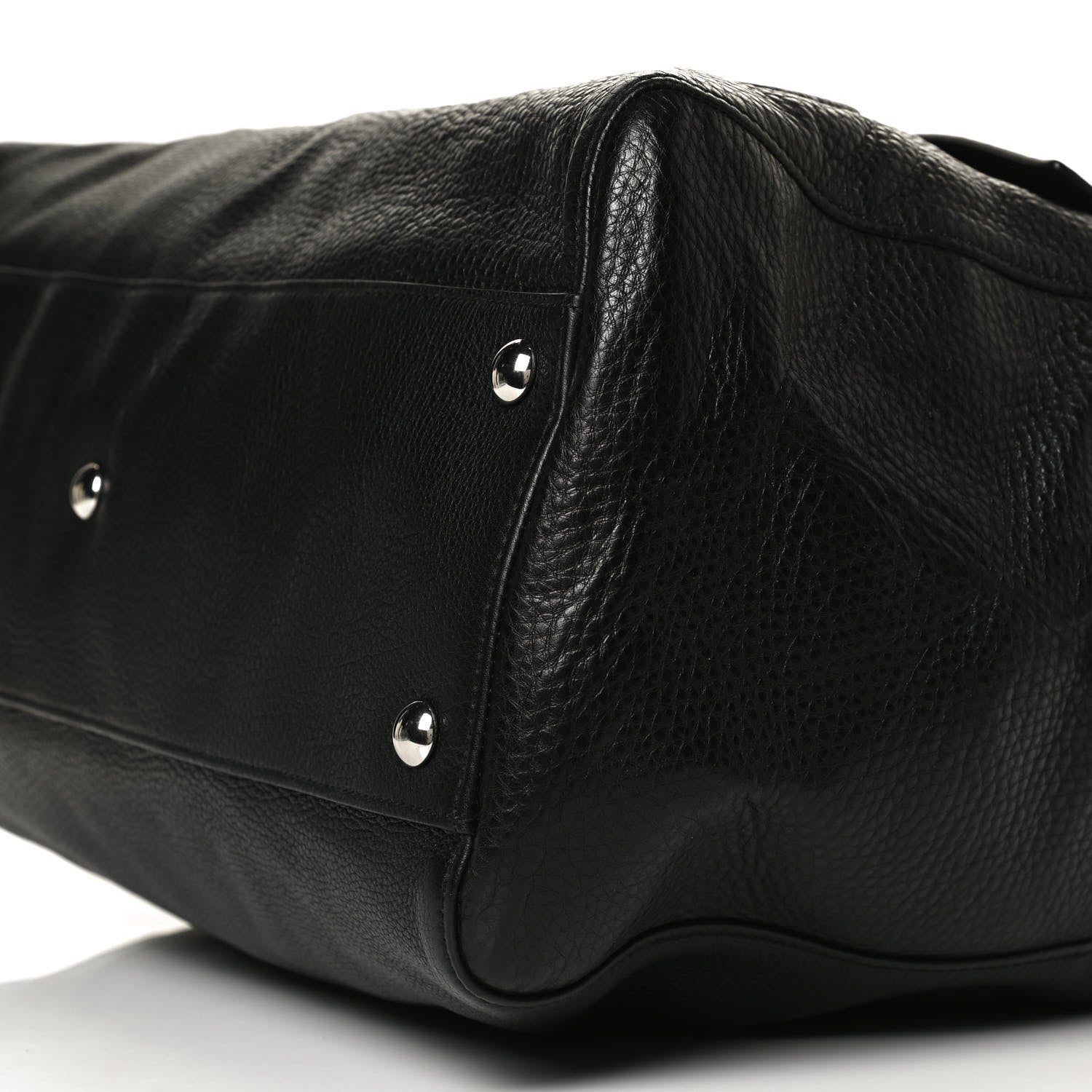 Gucci Pebbled Calfskin Soho Carry On Duffle Black 11 of 15