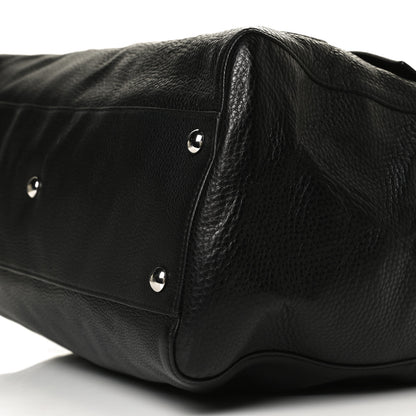 Gucci Pebbled Calfskin Soho Carry On Duffle Black 11 of 15