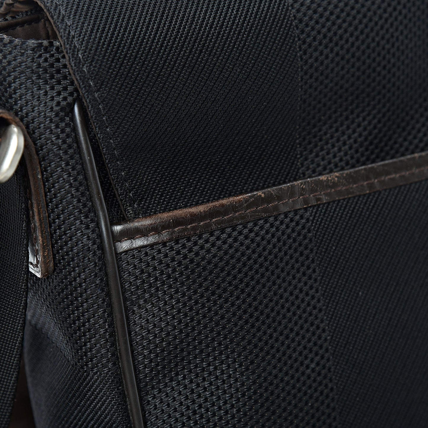 Damier Geant Petit Messenger Bag Black