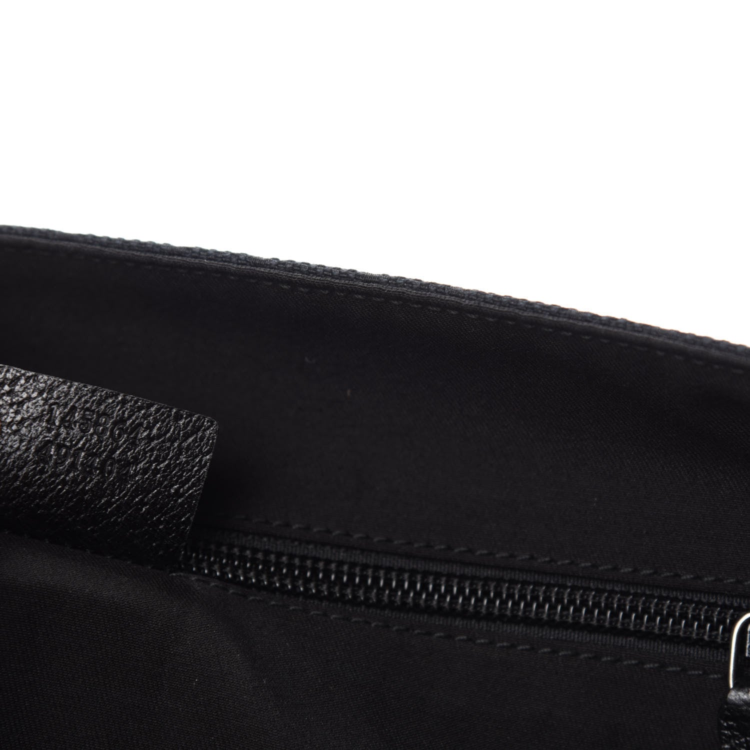 Gucci Monogram Large Flap Messenger Bag Black 10 of 11
