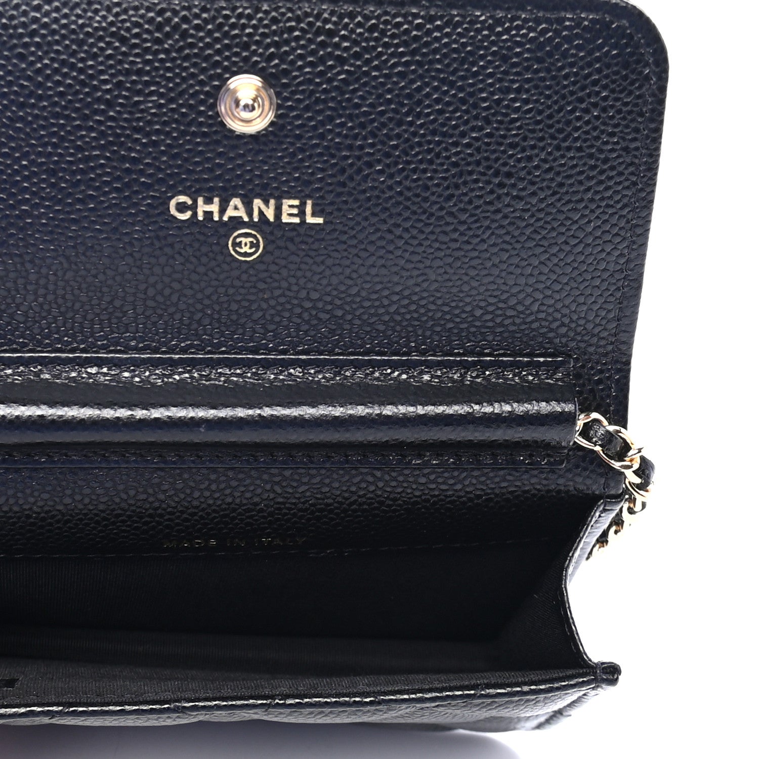Chanel Caviar Quilted Miss Coco Clutch With Chain Black 4 of 4