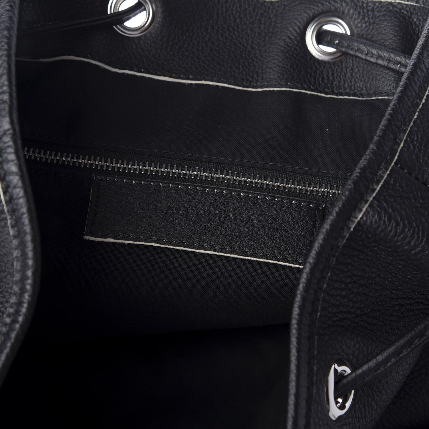 Balenciaga Veau Classic Silver Hardware S Traveler Backpack Black 9 of 13