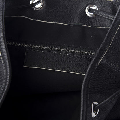 Balenciaga Veau Classic Silver Hardware S Traveler Backpack Black 9 of 13