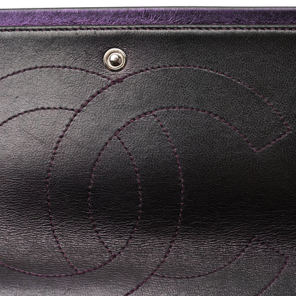 Chanel Metallic Aged Calfskin Quilted 2.55 Reissue 227 Flap Purple 22 of 23