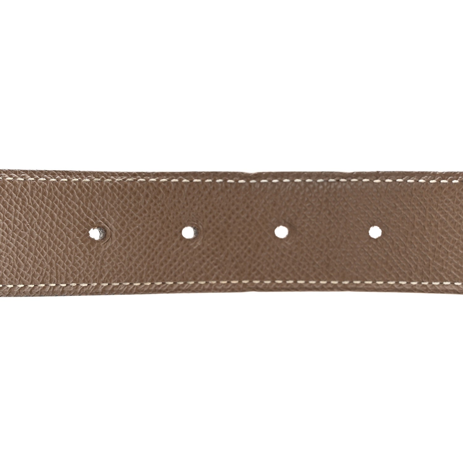 Hermes Epsom Swift 24mm Mini Constance Guilloche H Belt 80 32 Etoupe Black 5 of 9