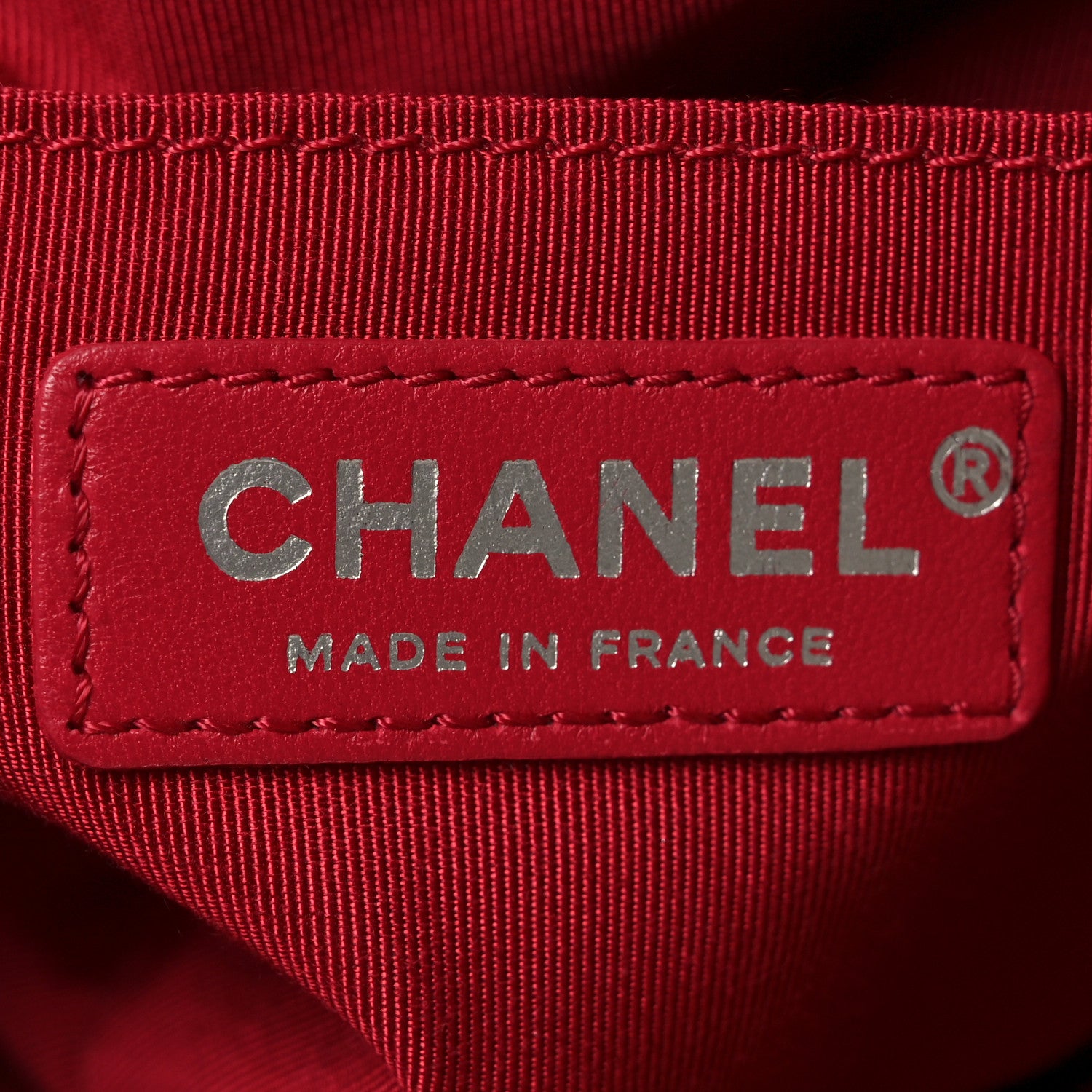Chanel Aged Calfskin Quilted Small Gabrielle Bucket White Black 6 of 10
