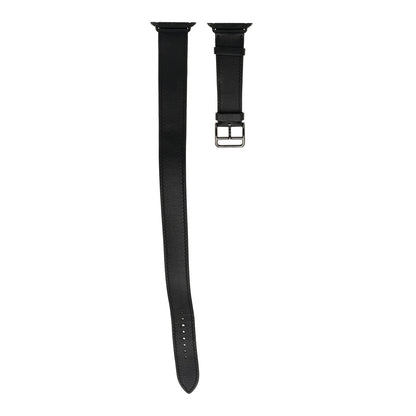 Hermes Swift Apple Watch Double Tour Strap Black 1 of 7