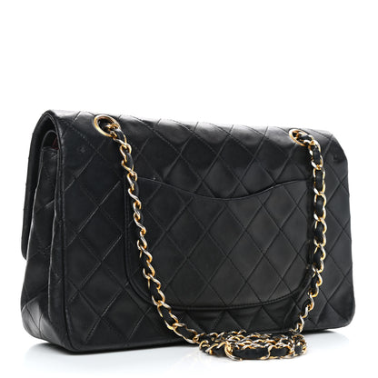 Chanel Lambskin Quilted Medium Double Flap Black 3 of 11