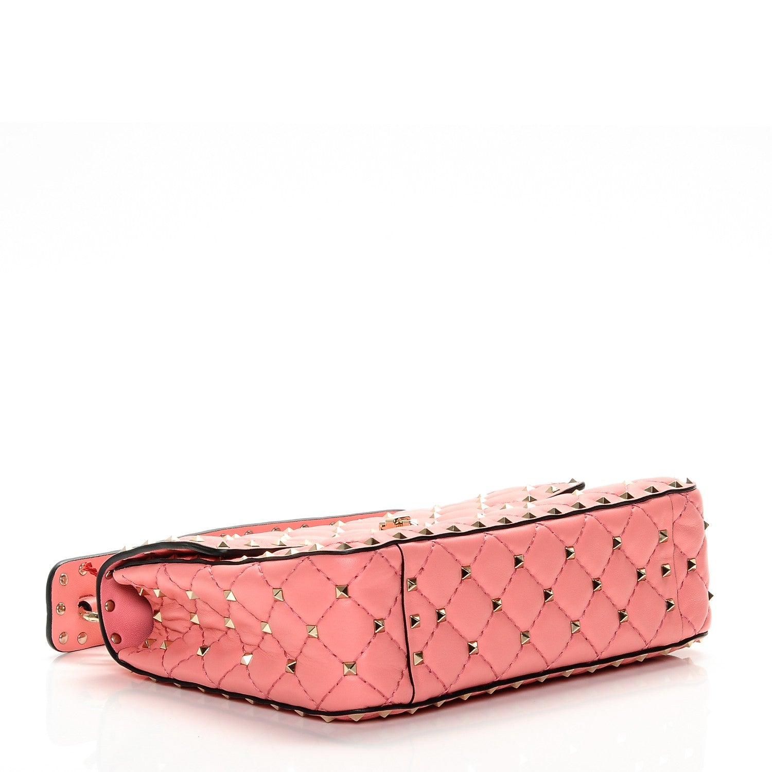Valentino Garavani Nappa Medium Rockstud Spike Shoulder Bag Paradise Rose 4 of 6
