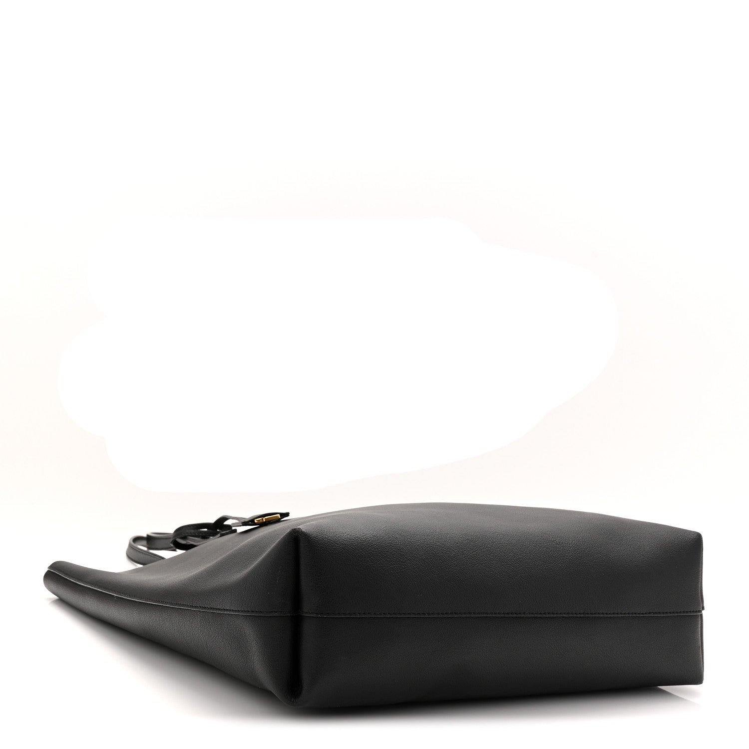 Saint Laurent Calfskin North-South Shopping Tote Black 5 of 12
