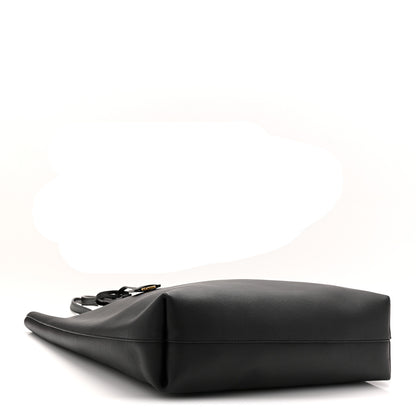 Saint Laurent Calfskin North-South Shopping Tote Black 5 of 12