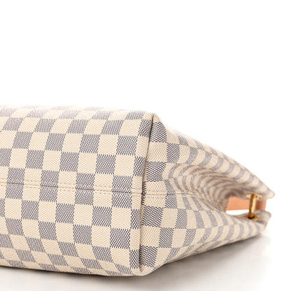 Louis Vuitton Damier Azur Graceful MM Rose Ballerine 9 of 9