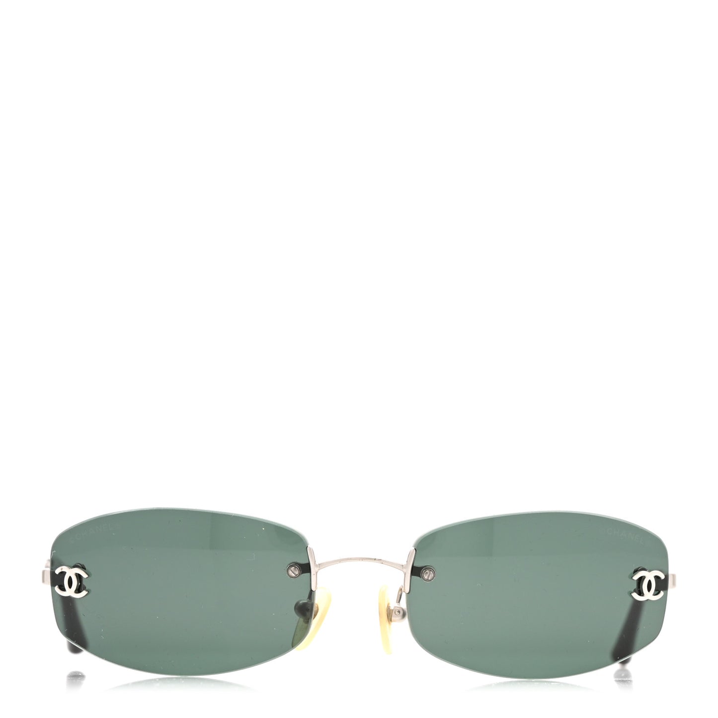 Metal Frameless Sunglasses 4002 Grey