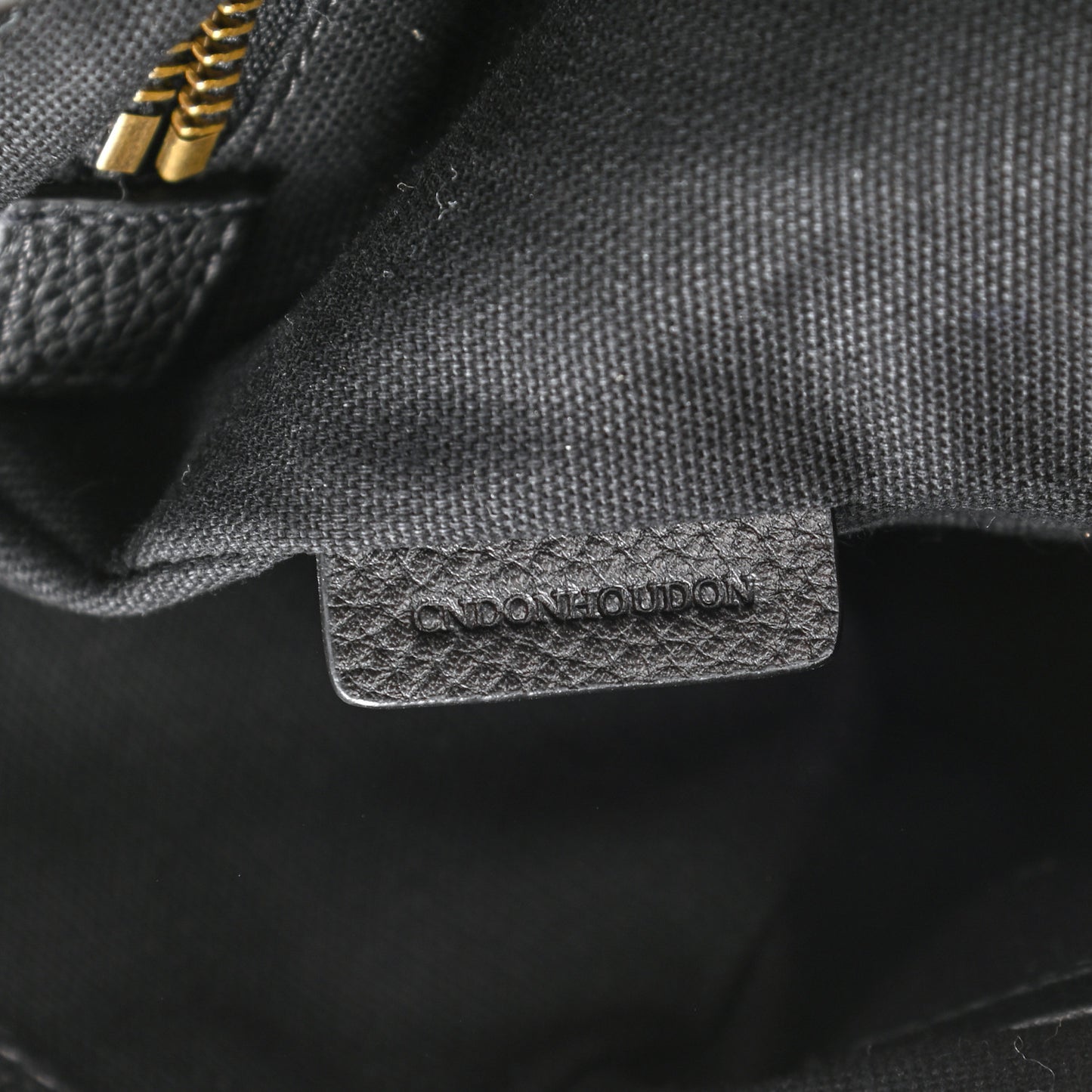 Canvas Mega Check Small Baildon Messenger Bag Black
