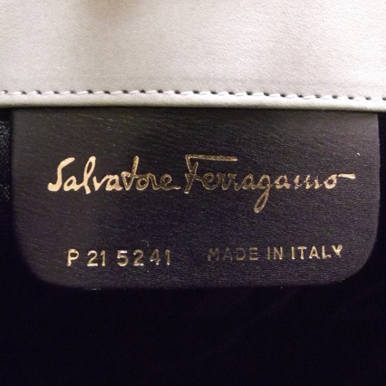 FASHIONPHILE SALVATOREFERRAGAMOSuedeEveningBagGrey 7 of 8