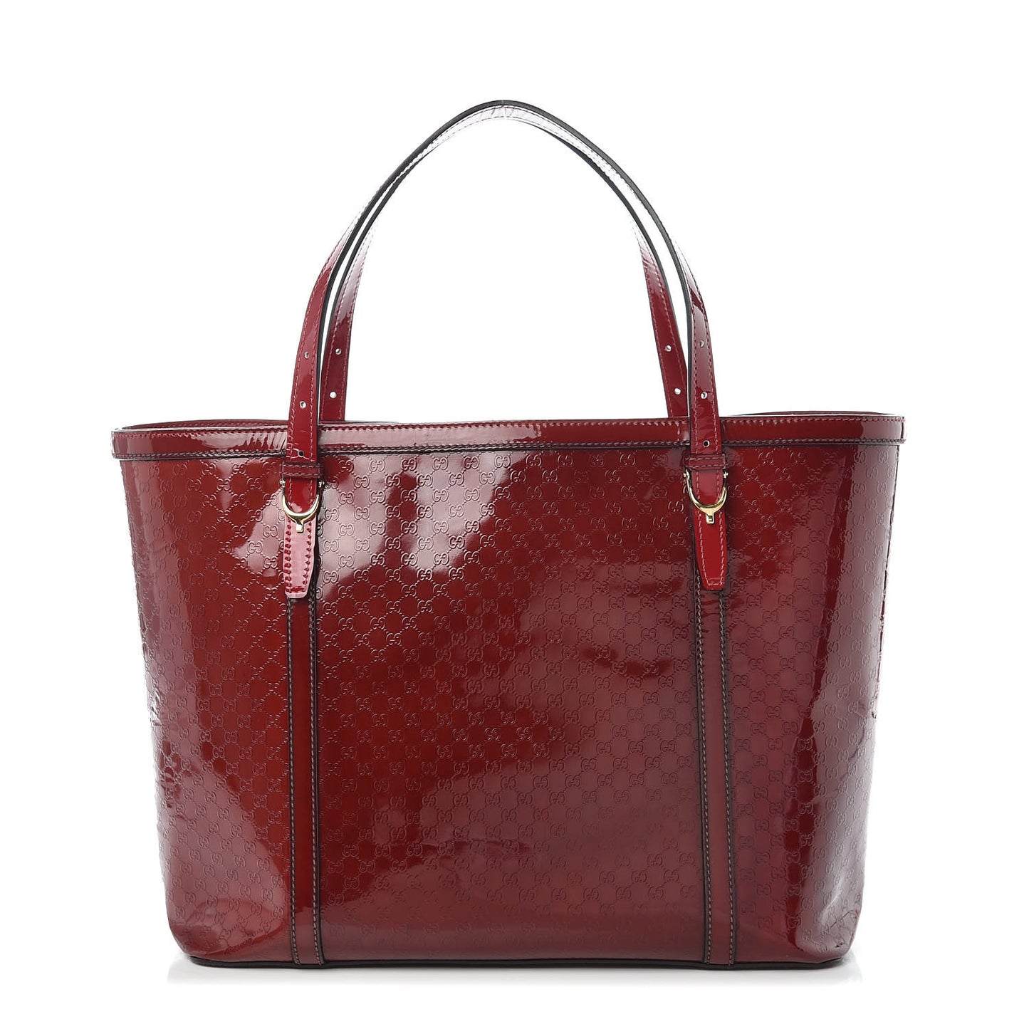 Patent Microguccissima Medium Nice Tote Rose Bed