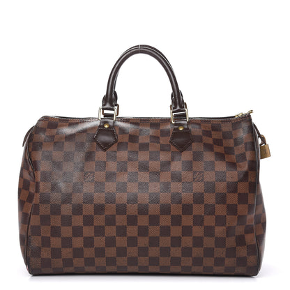 Louis Vuitton Damier Ebene Speedy 35 1 of 26