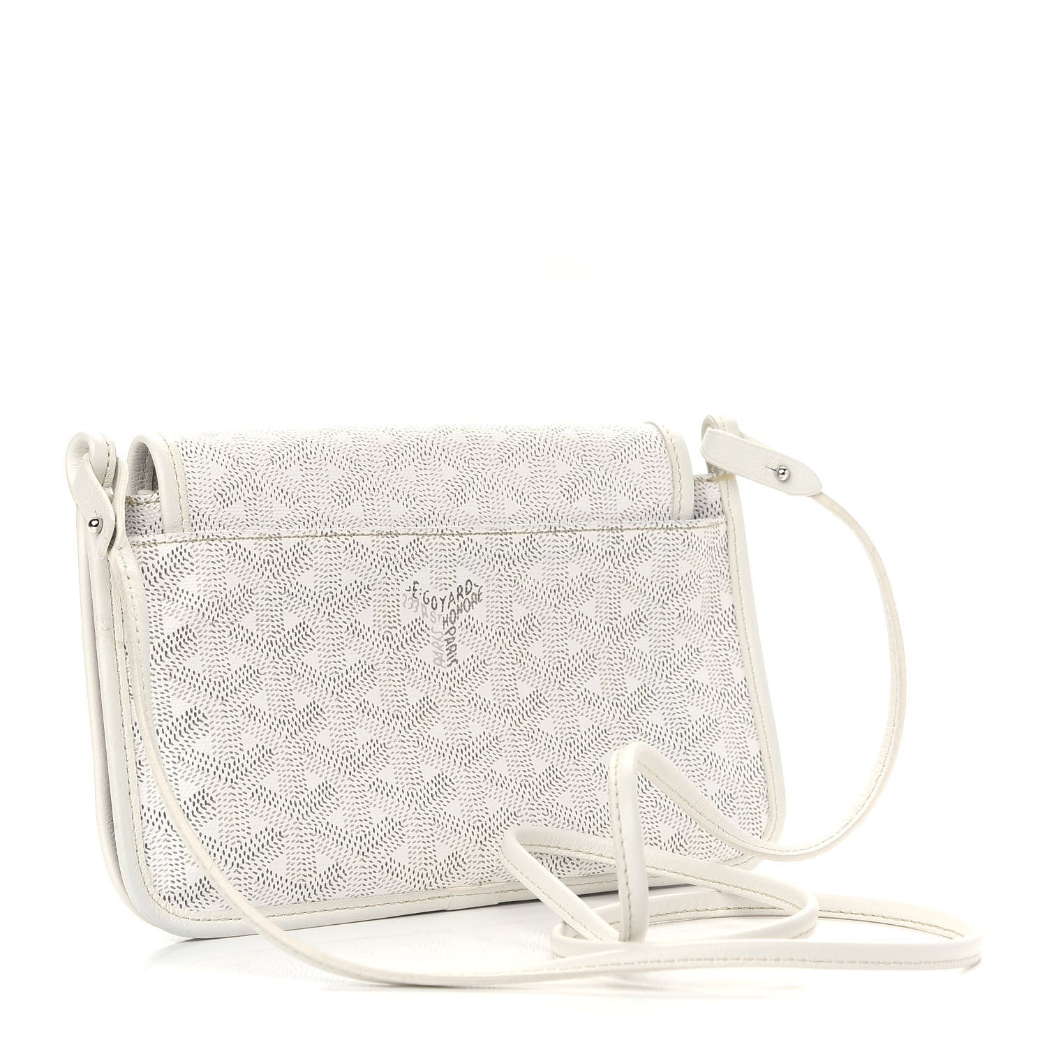 Goyard Goyardine Plumet Wallet Clutch White 3 of 9