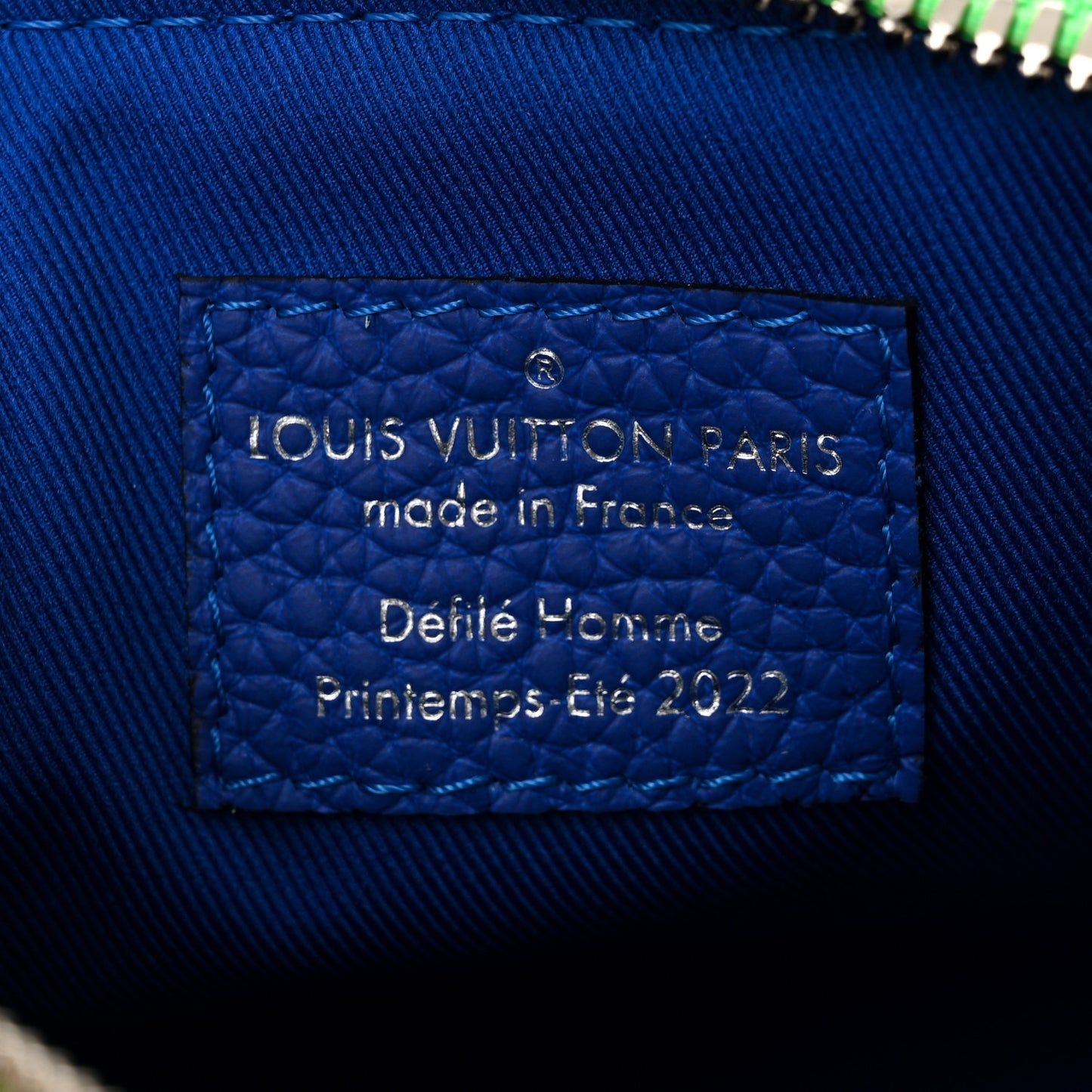 Taurillon Illusion Keepall XS Bleu Vert