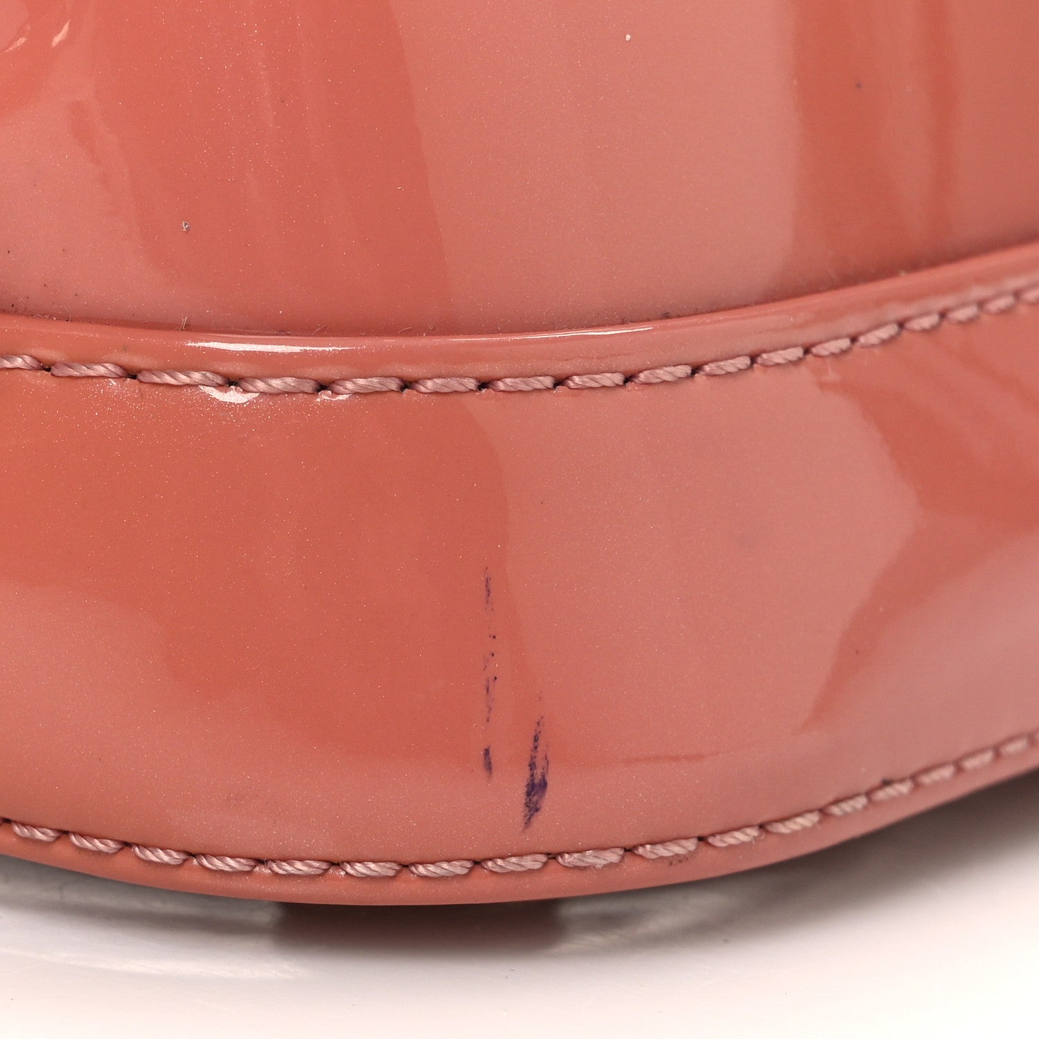 Louis Vuitton Patent Monogram Alma BB  Rose Blush 17 of 18