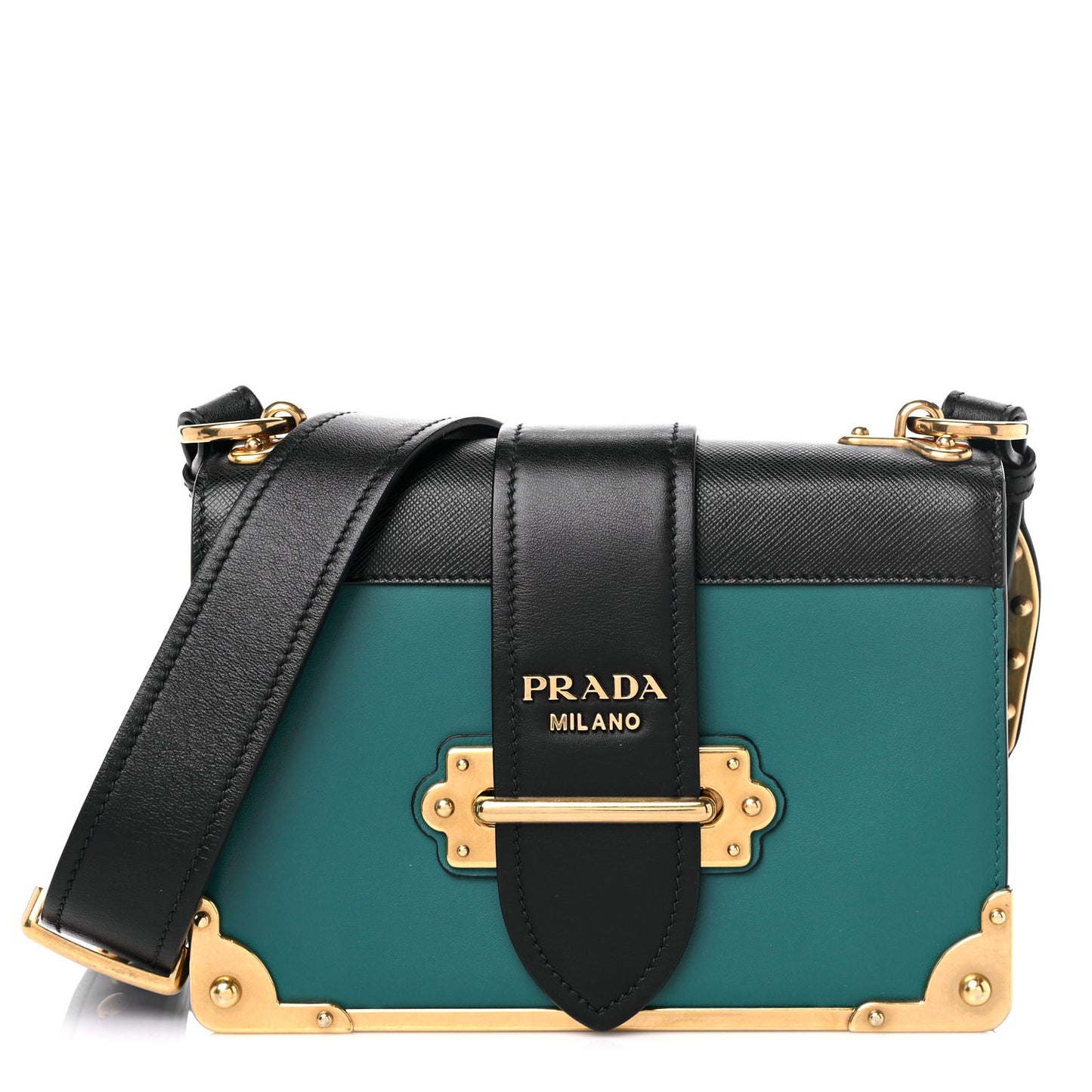 City Calf Saffiano Cahier Bag Assenzio Black